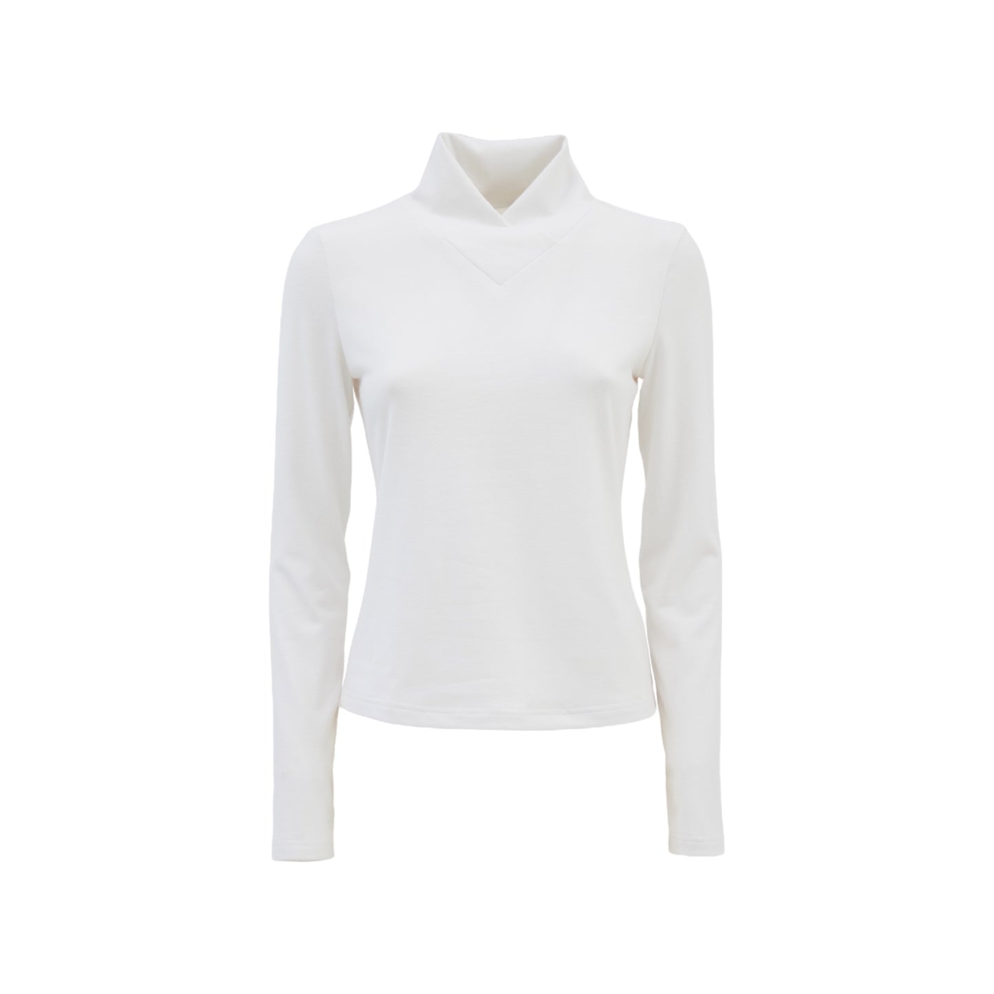 Designer Long Sleeve Soft Sweater White