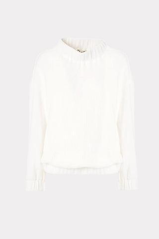 Cozy Waffle Sweatshirt White