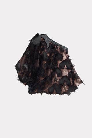 Designer Off-Shoulder Blouse With Stars