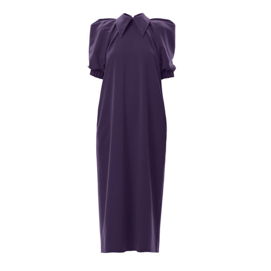 Designer Midi Dress Violet