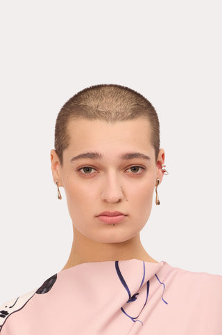 Fashionable Relaxed Fit Dress With Art Print