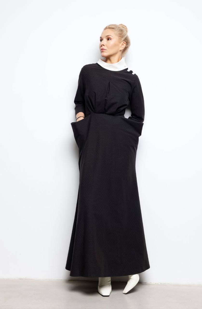 Elegant Maxi Dress Black
