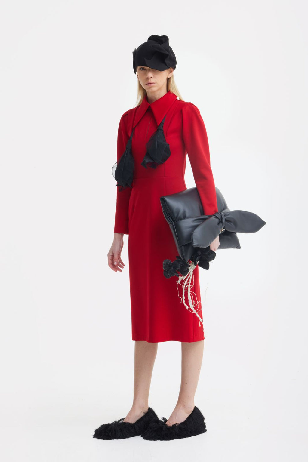 Solid Formal Midi Dress