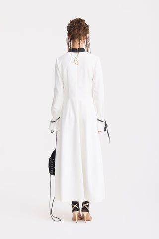 Cocktail Ankle-Length Dress – White