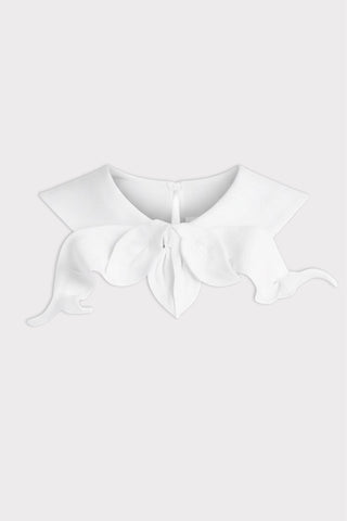 Adjustable Sculptural Collar – White