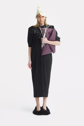 Designer Midi Dress Black