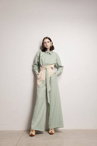 Tailored Relaxed Shirt Mint Green