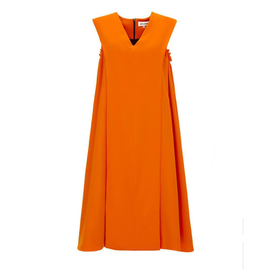 Sleeveless Maxi Dress Orange
