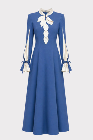 Cocktail Ankle-Length Dress – Blue