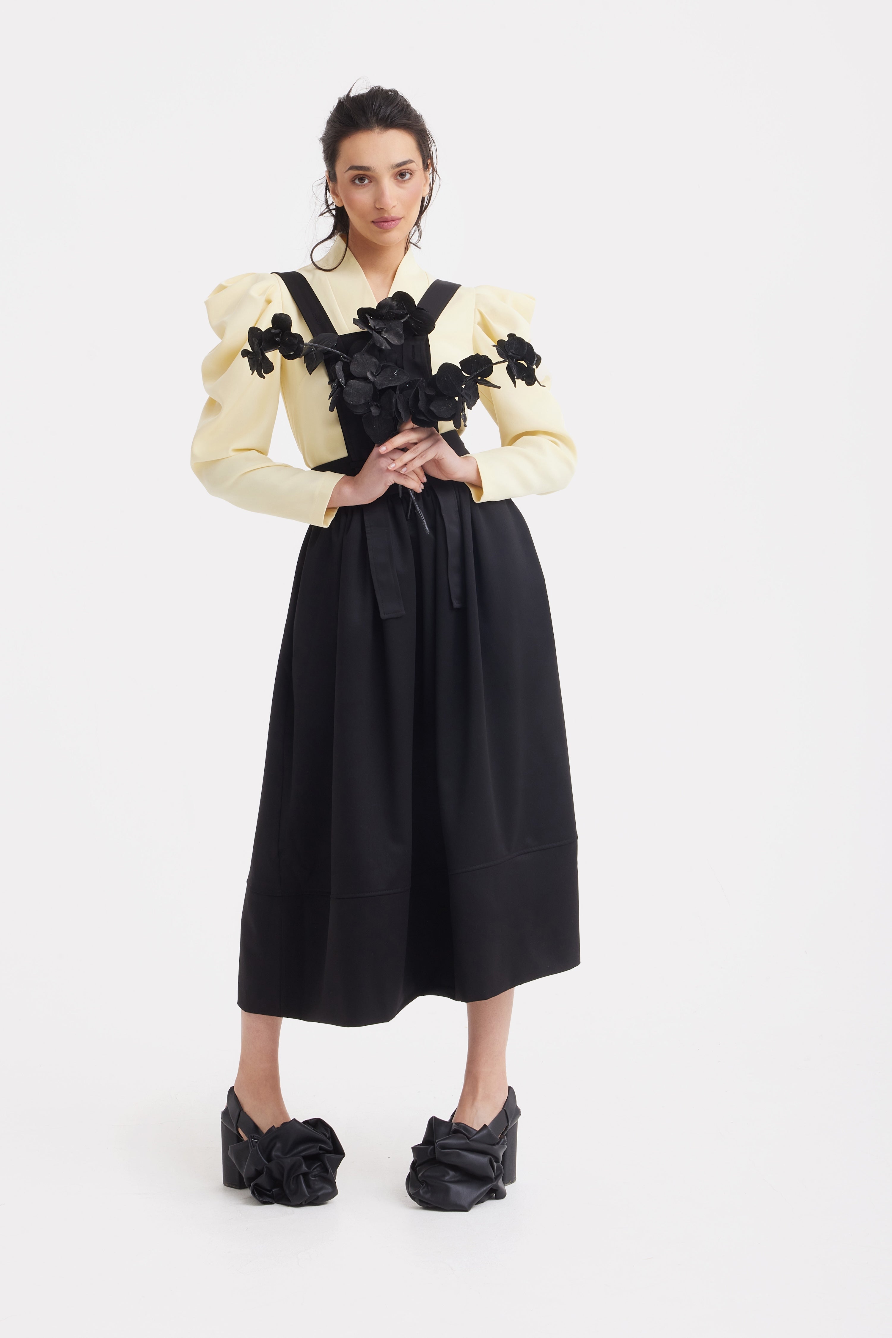 Midi Apron Dress With Adjustable Straps Julia Allert Midi Apron Dress With Adjustable Straps Julia Allert