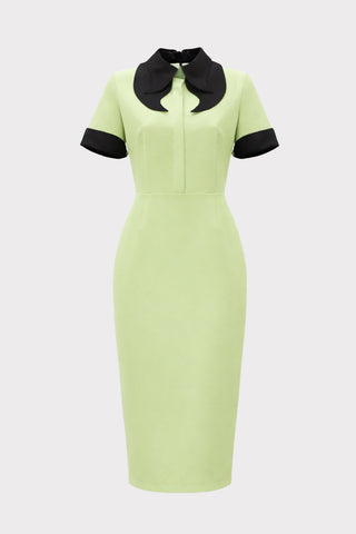 green emerald velvet dress THML: Feeling Your Best Green Tiered Midi Dress – Shop the Mint main image 0