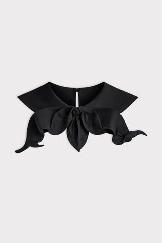Adjustable Sculptural Collar – Black - Julia Allert