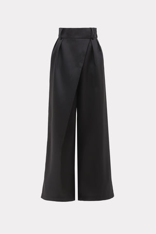 Architectural Palazzo Pants – Black