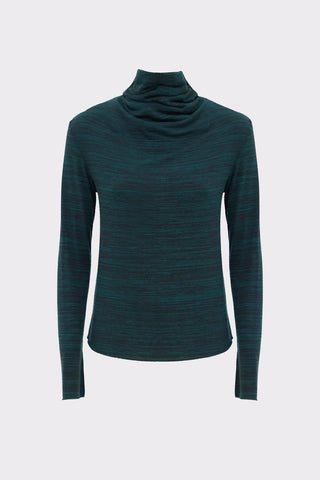Basic Long Sleeve Top Dark Green - Julia Allert