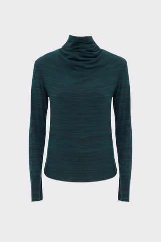 Basic Long Sleeve Top Dark Green
