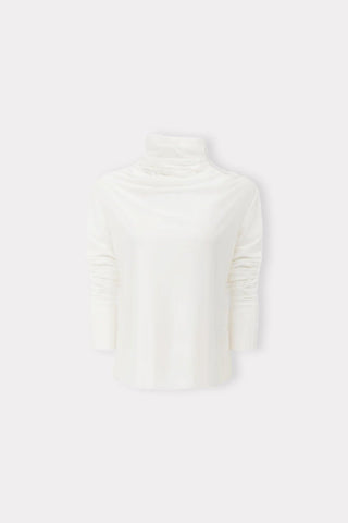Basic Long Sleeve Top Pearl White - Julia Allert