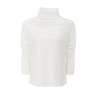 Basic Long Sleeve Top Pearl White