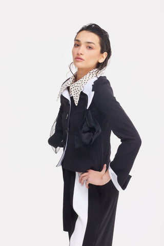 Belted High Waist Wide Leg Pants – Black - Julia Allert