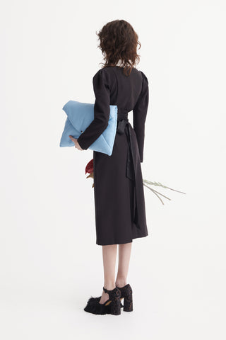 Black Formal Midi Dress