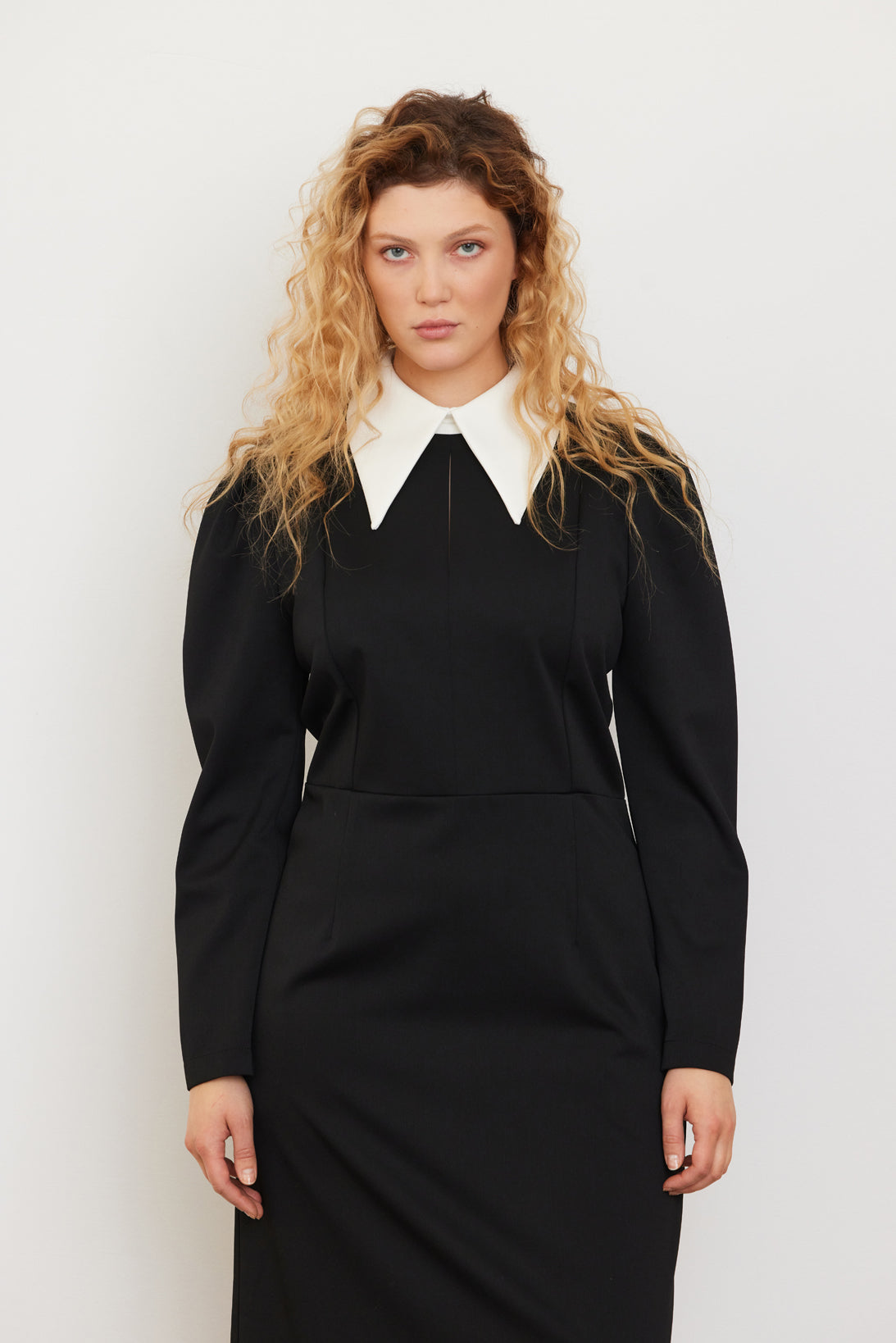 Black Formal Midi Dress M Black Formal Midi Dress M