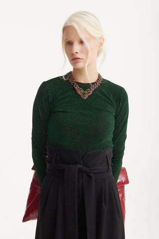 Black High Waist Long Wide Leg Trousers