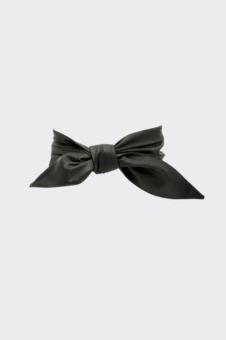 Black Wide Belt Faux Leather