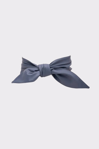 Blue Wide Belt Faux Leather