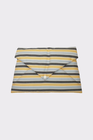 Boho Striped Envelope Clutch Bag