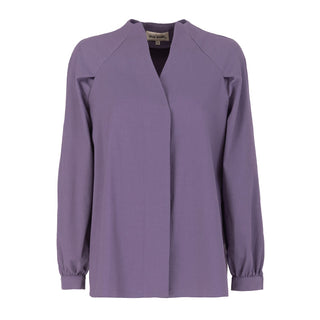 Button Down Long Sleeve Shirt Pale Violet