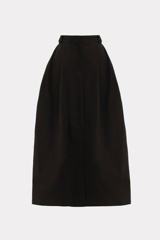 Casual A-Line Maxi High Waist Skirt Black - Julia Allert