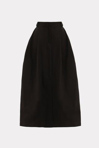 Casual A-Line Maxi High Waist Skirt Black