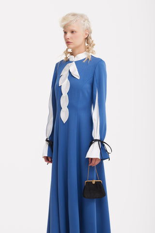 Cocktail Ankle-Length Dress – Blue - Julia Allert