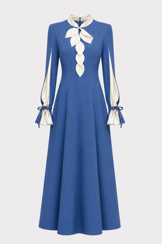 Cocktail Ankle-Length Dress – Blue