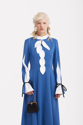 Cocktail Ankle-Length Dress – Blue - Julia Allert