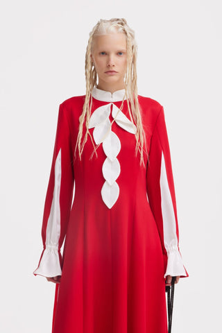 Cocktail Ankle-Length Dress – Red - Julia Allert