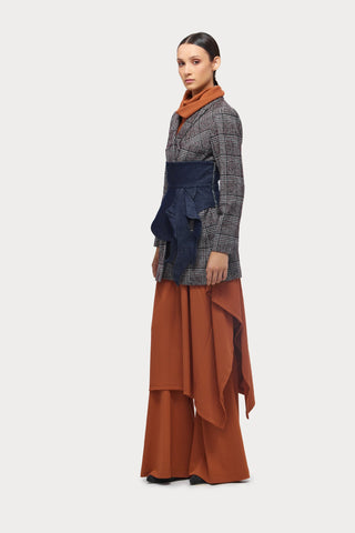 Designer Asymmetrical Belt Denim - Julia Allert