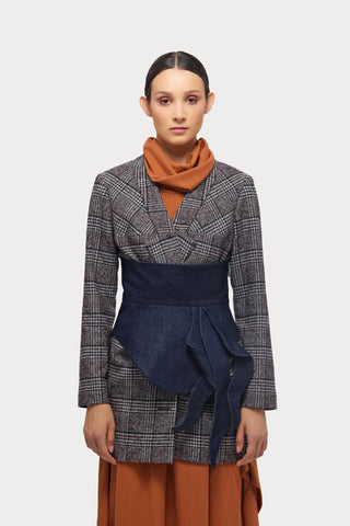 Designer Asymmetrical Belt Denim - Julia Allert