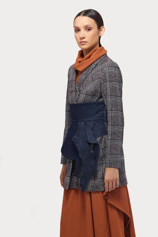 Designer Asymmetrical Belt Denim - Julia Allert