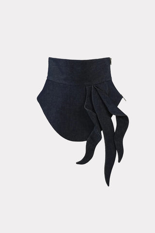 Designer Asymmetrical Belt Denim