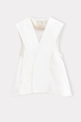 Designer Blazer Vest White - Julia Allert