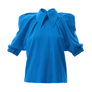 Designer Blouse Bright Blue