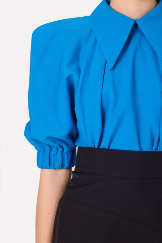Designer Blouse Bright Blue - Julia Allert
