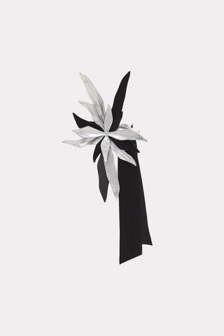 Designer Detail Statement Belt Black Silver - Julia Allert