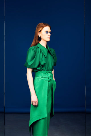 Designer Green Blouse - Julia Allert