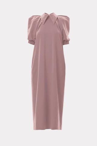 Designer Midi Dress Powder Pink