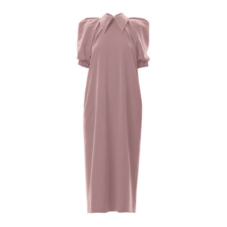 Designer Midi Dress Powder Pink