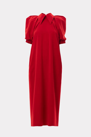 Designer Midi Dress Red - Julia Allert