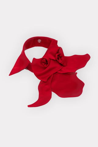 Designer Neckwear - Collar Crimson Red - Julia Allert