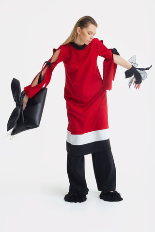 Evening Satin Cuff Bracelet - Black