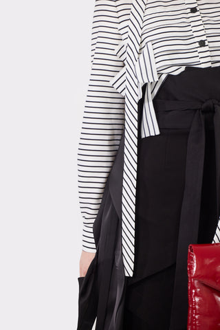 Designer Striped Thin Viscose Shirt